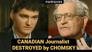 In 2002 he PREDICTED it ALL | Chomsky destroys Canadian Journo!