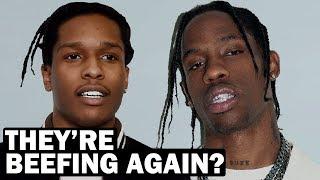 ASAP Rocky DISSES Travis Scott - Says "Don't Compare Him And Me" (BEEF?)