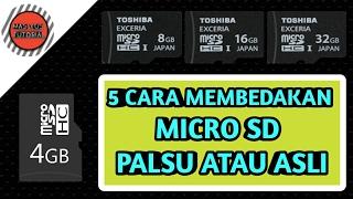 (NEW UPDATE) 5 CARA MEMBEDAKAN MICRO SD ASLI ATAU PALSU 100% work