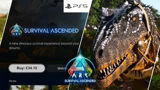 *NEW* PS5 RELEASE DATE CONFIRMED in Ark Survival Ascended