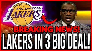 BREAKING! LAKERS ANNOUNCE IMPRESSIVE TRADE INVOLVING 3 STARS! TODAY'S LAKERS NEWS