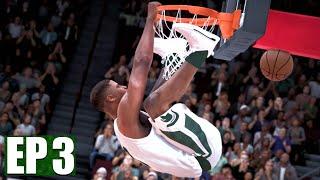 NBA 2K21 My Career | NASTY COLLEGE DUNKS & BLOCKS! Paint Beast Best Build Gameplay Ep 3