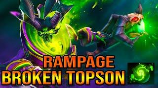 [ Pugna ] TOPSON BROKEN CORE MIDLANE - INSANE RAMPAGE - BEYOND SAVAGE - DOTA 2 GAMEPLAY