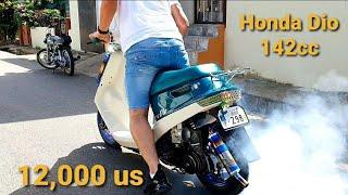 Honda Dio AF-18 142cc ACELERACION LAS MAS CARAS DE RD ?