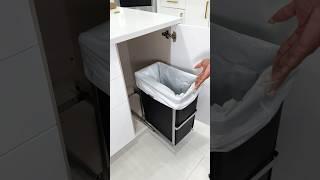 Hidden pull out trash can for cheap!