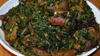 HOW TO COOK EDIKANG IKONG SOUP. BEST NIGERIAN VEGETABLE SOUP(CALABAR STYLE). NIGERIAN FOOD.