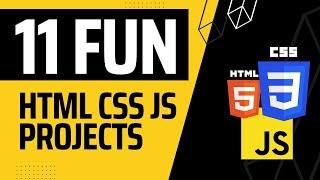 HTML CSS JavaScript projects