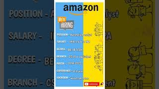 amazon jobs work from home jobs new jobs update job alerts #jobalert #jobalert mass hiring #shorts