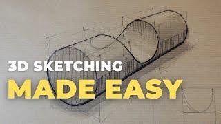 Sketching in 3D - with this simple method