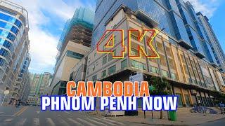 [4K] Amazing Cambodia Phnom Penh City Now 2024 Skyscrapers, High Rise Building & Skylines #phnompenh