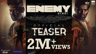 Enemy (Hindi) - Official Teaser | Vishal,Arya,Prakash Raj | Anand Shankar | Vinod | Thaman, Sam CS