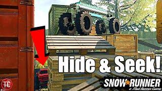 SnowRunner: We Played HIDE & SEEK And He Almost COULDN'T FIND ME!