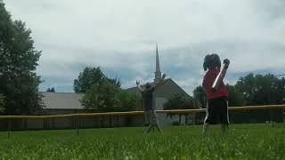 4 year old hits a Home run!! Over the fence!