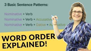 German Word Order & Sentence Structure | German with Laura