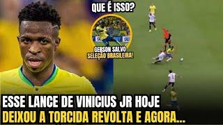 NOSSA!! OLHA A REAÇÃO DA TORCIDA BRASILEIRA COM SELEÇÃO E VINICIUS JR HOJE!!