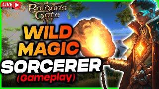  BALDUR'S GATE 3 LIVE: Is Wild Magic Sorcerer Fun? Checking out BG3 Before Release!