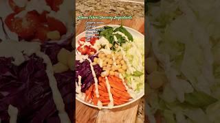 Tasty Salad with lemon tahini  dressing | healthytastyindiandiet | reemamodyrecipes #viralshorts