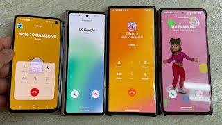 Incoming + Outgoing Calls Samsung S10e vs LG Wing vs Samsung Galaxy Fold vs Samsung Note 10