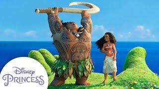 Te Fiti Returns Maui's Hook | Moana | Disney Princess