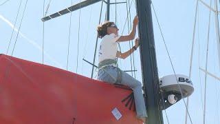Cole Brauer prepares to become only female to sail around the world