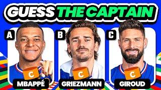 WHO IS THE CAPTAIN? - UEFA EURO 2024 EDITION | QUIZ FOOTBALL TRIVIA 2024