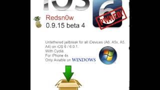 NEW Jailbreak iOS 6.0.1 Untethered iPhone 3GS/4/4S/5 iPod touch 5 iPad 1/2/3/Mini Redsn0w 0.9.15b4