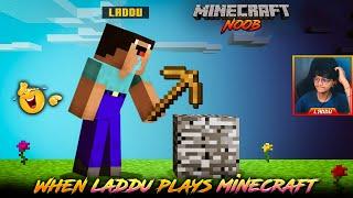 WHEN LADDU PLAYS MINECRAFT  | First Time | Full to Fun | Minecraft in Telugu | Maddy Telugu Gamer