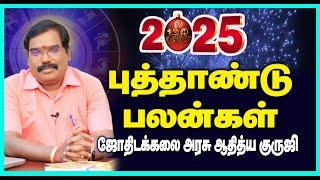 2025 : NEW YEAR PREDICTION - புத்தாண்டு பலன்கள். #adityaguruji #jothidam