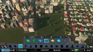 Cities: Skylines mid-1st city