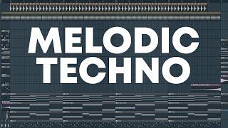 How to Make MELODIC TECHNO!! - FL Studio Tutorial (+FREE FLP)