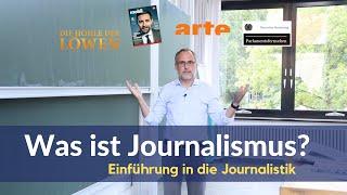 #01 Einführung in die Journalistik: Was ist Journalismus?