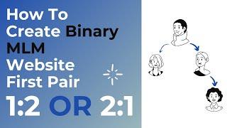 How to Create Binary MLM website In PHP & Mysql || First Pair 2:1 or 1:2 || MLM websites