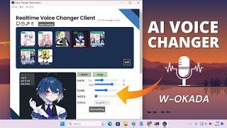 How to Setup Realtime Voice Changer AI | W-Okada