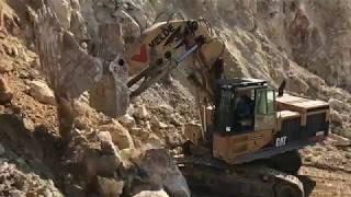 Caterpillar 5090B Shovel Excavator Loading Dumpers - Sotiriadis/Labrianidis Mining Works
