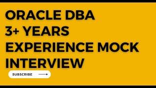 oracle dba interview questions and answers for  experience