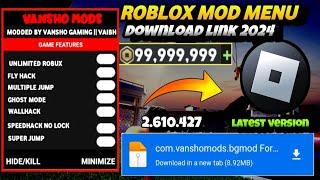 FREE ROBUX !! Roblox Mod menu v2.615.606 Fly , Speed,Free Robux 2024 Roblox Mod apk By Vansho