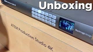 BlackMagic ATEM Production Studio 4K Unboxing