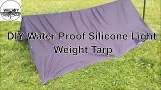 DIY Waterproof Silicone Light Weight Tarp  King Size Bed Sheet