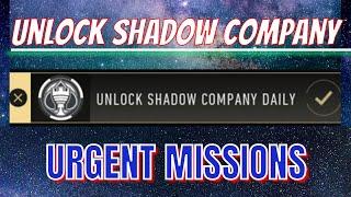 *How to unlock Shadow Company Daily URGENT MISSIONS !! DMZ* Dead Drop 10 Keys