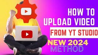 How To Upload Video on YT Studio App 2024 | King Detects