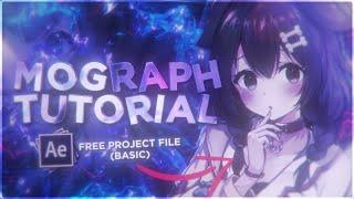 BASIC MOGRAPH TUTORIAL | After Effects AMV Tutorial 2022 (FREE PROJECT FILE)
