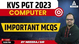 KVS 2023 Preparation | KVS PGT Computer Science | Important MCQs | Part -1 | By Neeraj Sharma