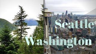 Seattle Washington in 4k Drone Footage