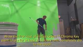 How to Paint a Green Screen Chroma Key Wall with Green Screen Paint