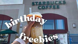 BIRTHDAY FREEBIES!!! How to get FREE STUFF on your birthday in Canada