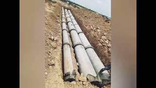 Drainage Hume pipe fixing