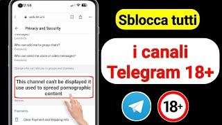 Come risolvere questo problema: il canale non può essere visualizzato su Telegram (Android)