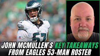 John McMullen's FULL RECAP of Eagles Initial 53-Man Roster! Key Takeaways, Cuts & more