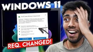 Microsoft Changed Windows 11 System Requirement!Again! Windows 11 Now on Old PC?