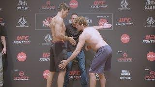 UFC Singapore: Weigh-in Faceoffs